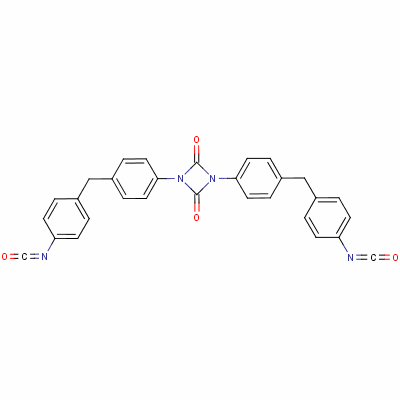 1,3-Diazetidine-2,4-dione, 1,3-bis[4-[(4-isocyanatophenyl)methyl]phenyl]- Structure,17589-24-1Structure