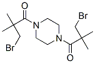 3-Bromo-1-[4-(3-bromo-2,2-dimethyl-propanoyl)piperazin-1-yl]-2,2-dimethyl-propan-1-one Structure,1760-15-2Structure