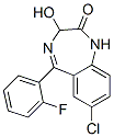 7-Chloro-5-(2-fluorophenyl)-1,3-dihydro-3-hydroxy-2H-1,4-benzodiazepin-2-one Structure,17617-60-6Structure