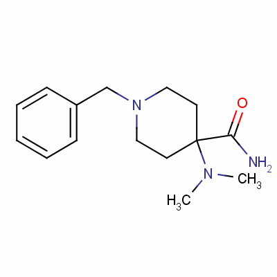 1-Benzyl-4-(dimethylamino)piperidine-4-carboxamide Structure,1762-51-2Structure