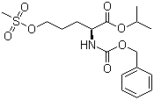 L-Norvaline, 5-[(methylsulfonyl)oxy]-N-[(phenylmethoxy)carbonyl]-, 1-methylethyl ester Structure,176237-45-9Structure