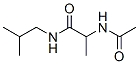 Propanamide, 2-(acetylamino)-n-(2-methylpropyl)- Structure,176249-91-5Structure