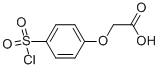 2-(4-(Chlorosulfonyl)phenoxy)aceticacid Structure,17641-39-3Structure