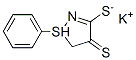 3-Phenyl-5-mercapto-1,3,4-thiazolethione potassium salt Structure,17654-88-5Structure