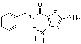 5-Thiazolecarboxylic acid, 2-amino-4-(trifluoromethyl)-, phenylmethyl ester Structure,176590-86-6Structure