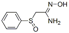 2-(Phenylsulfinyl)acetamidoxime Structure,17665-59-7Structure