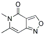 Isoxazolo[4,3-c]pyridin-4(5h)-one, 5,6-dimethyl-(9ci) Structure,176683-51-5Structure