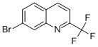 7-Bromo-2-trifluoromethylquinoline Structure,176722-72-8Structure