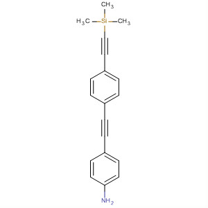 4-((4-((Trimethylsilyl)ethynyl)phenyl)ethynyl)aniline Structure,176977-39-2Structure