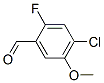 4-Chloro-2-fluoro-5-methoxybenzaldehyde Structure,177034-24-1Structure