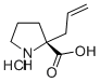 (R)-2-allyl-2-pyrrolidinecarboxylic acid hydrochloride Structure,177206-69-8Structure