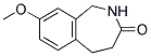 8-Methoxy-1,2,4,5-tetrahydrobenzo[c]azepin-3-one Structure,17724-38-8Structure