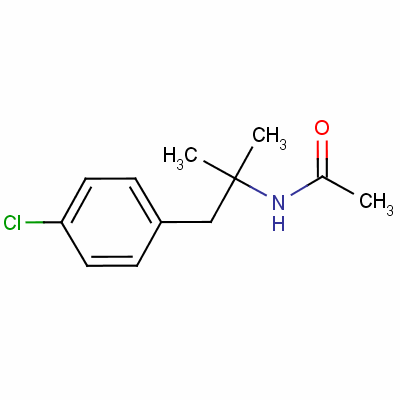 N-(2-(4-chlorophenyl)-1,1-dimethylethyl)acetamide Structure,17743-62-3Structure