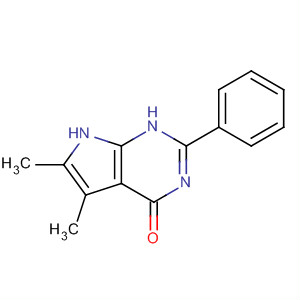 3,7-Dihydro-5,6-dimethyl-2-phenyl-4h-pyrrolo[2,3-d]pyrimidin-4-one Structure,177499-64-8Structure