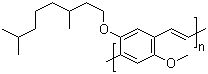 Poly[[2-[(3,7-dimethyloctyl)oxy]-5-methoxy-1,4-phenylene]-1,2-ethenediyl] Structure,177716-59-5Structure