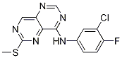 N-(3-chloro-4-fluorophenyl)-6-(methylthio)-pyrimido[5,4-d]pyrimidin-4-amine Structure,177908-24-6Structure