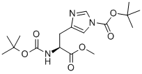 N(α), N-(im)-Di-Boc-L-histidine methyl ester Structure,17791-51-4Structure