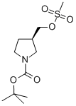 ((R)-1-(tert-butoxycarbonyl)pyrrolidin-3-yl)methyl methanesulfonate Structure,177947-76-1Structure