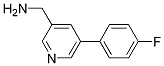 (5-(4-Fluorophenyl)pyridin-3-yl)methanamine Structure,177976-53-3Structure