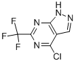 4-Chloro-6-(trifluoromethyl)-1H-pyrazolo[3,4-d]pyrimidine Structure,1780-80-9Structure