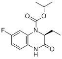 1(2H)-quinoxalinecarboxylic acid, 2-ethyl-7-fluoro-3,4-dihydro-3-oxo-, 1-methylethyl ester, (2s)- Structure,178040-94-3Structure