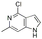 4-Chloro-6-methyl-1h-pyrrolo[3,2-c]pyridine Structure,178268-92-3Structure