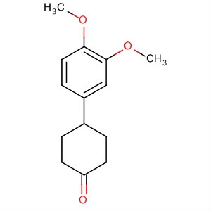 4-(3,4-Dimethoxy-phenyl)-cyclohexanone Structure,178363-68-3Structure