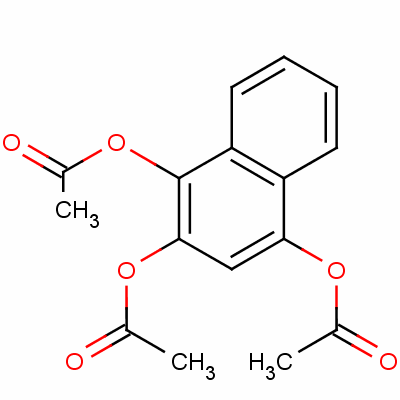 Naphthalene-1,2,4-triyl triacetate Structure,1785-67-7Structure