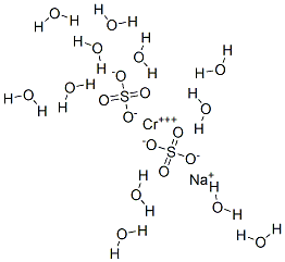 Chromium(Ⅲ) Sodium Sulfate Dodecahydrate Structure,17854-98-7Structure