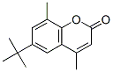 2H-1-benzopyran-2-one,6-(1,1-dimethylethyl)-4,8-dimethyl- Structure,17874-33-8Structure