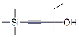 3-Methyl-1-trimethylsilyl-1-pentyn-3-ol (+/-) Structure,17889-43-9Structure