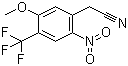 2-(4-(Trifluoromethyl)-2,5-dimethoxyphenyl)acetonitrile Structure,178896-77-0Structure