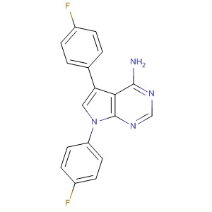 4-Amino-5,7-bis(4-fluorophenyl)-7h-pyrrolo[2,3-d]pyrimidine Structure,178909-30-3Structure