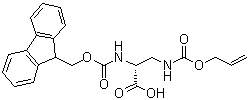 Fmoc-d-dap(aloc)-oh Structure,178924-05-5Structure