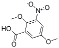 2,5-Dimethoxy-3-nitrobenzoic acid Structure,17894-26-7Structure