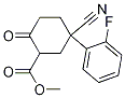 Methyl 5-cyano-5-(2-fluorophenyl)-2-oxocyclohexanecarboxylate Structure,179064-48-3Structure