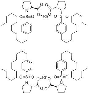 Tetrakis[(S)-(-)-N-(p-dodecylphenylsulfonyl)prolinato]dirhodium(II) Structure,179162-34-6Structure