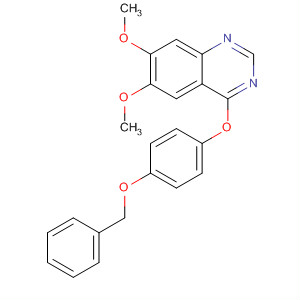 4-(4-Benzyloxyphenoxy)-6,7-dimethoxyquinazoline Structure,179246-62-9Structure