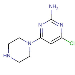 4-Chloro-6-(1-piperazinyl)-2-pyrimidinamine Structure,179250-64-7Structure