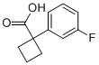 1-(3-Fluorophenyl)cyclobutanecarboxylic acid Structure,179411-84-8Structure