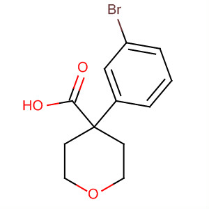 4-(3-Bromophenyl)tetrahydro-2h-pyran-4-carboxylic acid Structure,179420-77-0Structure