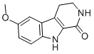 6-Methoxy-2,3,4,9-tetrahydro-1H-beta-carbolin-1-one Structure,17952-87-3Structure