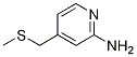 4-[(Methylthio)methyl]-2-pyridinamine Structure,179554-98-4Structure