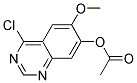 7-Acetoxy-4-chloro-6-methoxy-quinazolin-4-one Structure,179688-03-0Structure