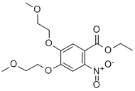 Ethyl 4,5-bis(2-methoxyethoxy)-2-nitrobenzoate Structure,179688-26-7Structure