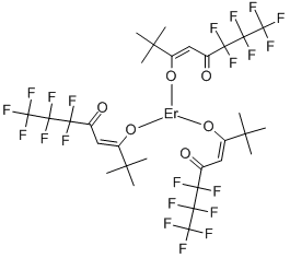 Tris(6,6,7,7,8,8,8-heptafluoro-2,2-dimethyl-3,5-octanedionato)erbium(III) Structure,17978-75-5Structure