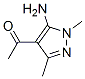 1,3-Dimethyl-4-acetyl-5-aminopyrazole Structure,179810-58-3Structure