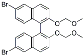 (R)-(+)-6,6’-dibromo-2,2’-bis(methoxymethoxy)-1,1’-binaphthyl Structure,179866-74-1Structure