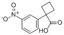 1-(3-Nitrophenyl)cyclobutanecarboxylic acid Structure,180080-87-9Structure