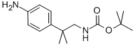 Tert-butyl(2-(4-aminophenyl)-2-methylpropyl)carbamate Structure,180081-10-1Structure